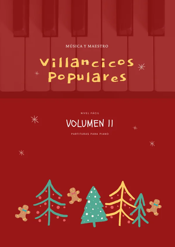 Portada de Villancicos Populares II: Villancicos para piano